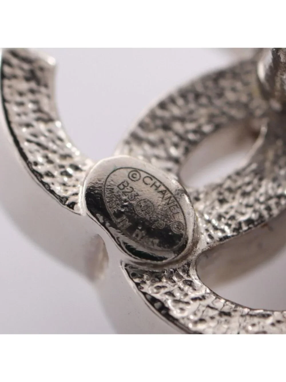 Chanel Earrings CC Logo No 5 Clover